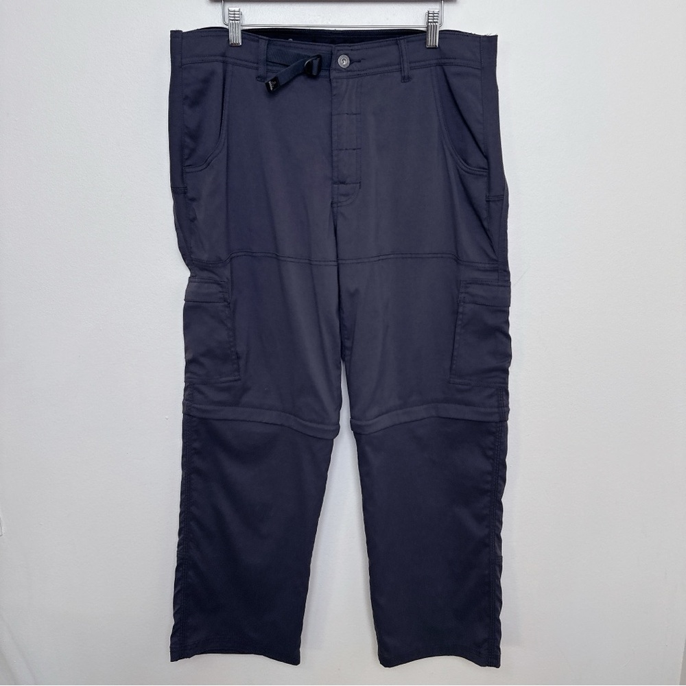 Prana Mens Large 30L Detachable Zip Off Wicking Hiking Pant CN